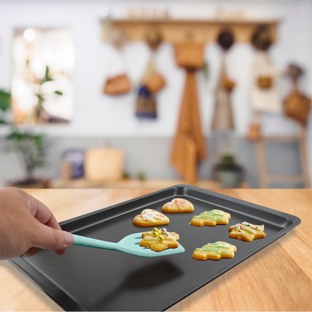 Cookie Baking Set 16 Piece for Kids Cake Pan Nonstick Bakeware Set Kids Cooking and Baking Set for Child Easy Layered Sheet