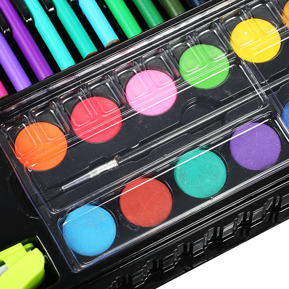 150Pcs Kids Art Drawing Set Drawing Pencil Set Drawing Painting Tool Marker Pens Wax Crayon Oil Pastel Painting Set Kids