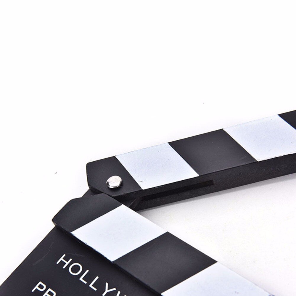 1 stk sød klassisk instruktør video clapper board scene clapperboard tv film film klip prop