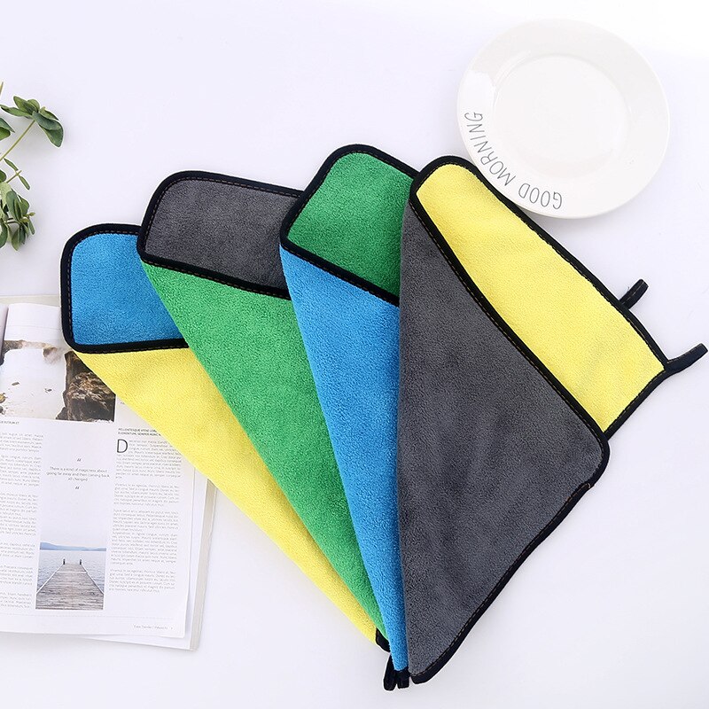 Trapo lavado coche Super absorbente, 30x40cm, microfibra, limpieza, Paños de secado, trapo, toalla de coche, pulido para el cuidado del coche, 1 ud.