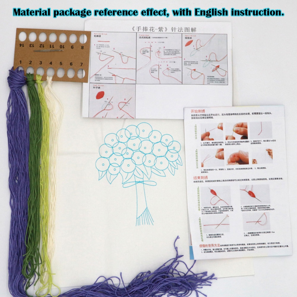 Cirkel Borduurwerk Kits, Borduren Set, Handwerken Borduren, Kruissteek Kits, Borduren Voor Beginner, diy Art Naaien Craft