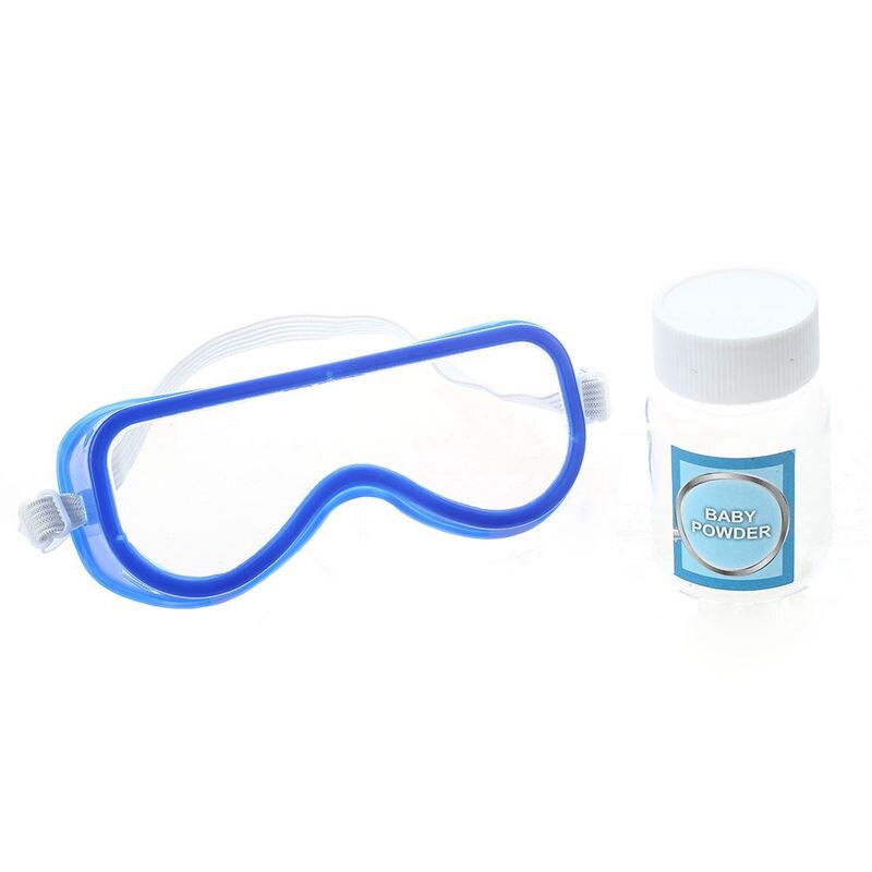 Conjunto de huellas digitales, experimentos de Detective, juguete con almohadillas de sello, lupa, cepillo