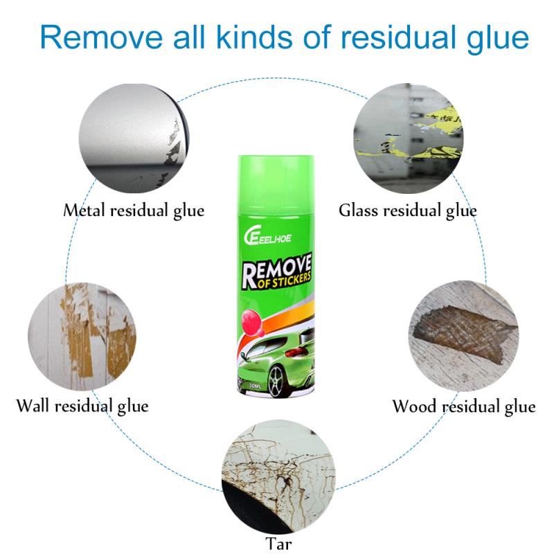 30ml Sticky Residue Remover Pruducts Auto Spray Wall Sticker Glue Removal Quick And Easy Sticker Remover Cleaning Product