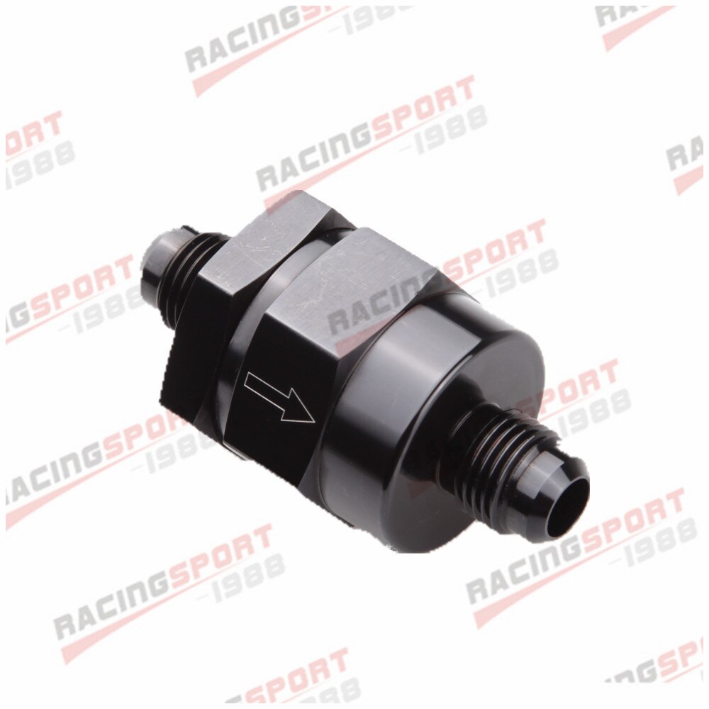 AN -10 AN10 AN10 10AN Billet Check Valve Water Fuel Oil Aluminum Black