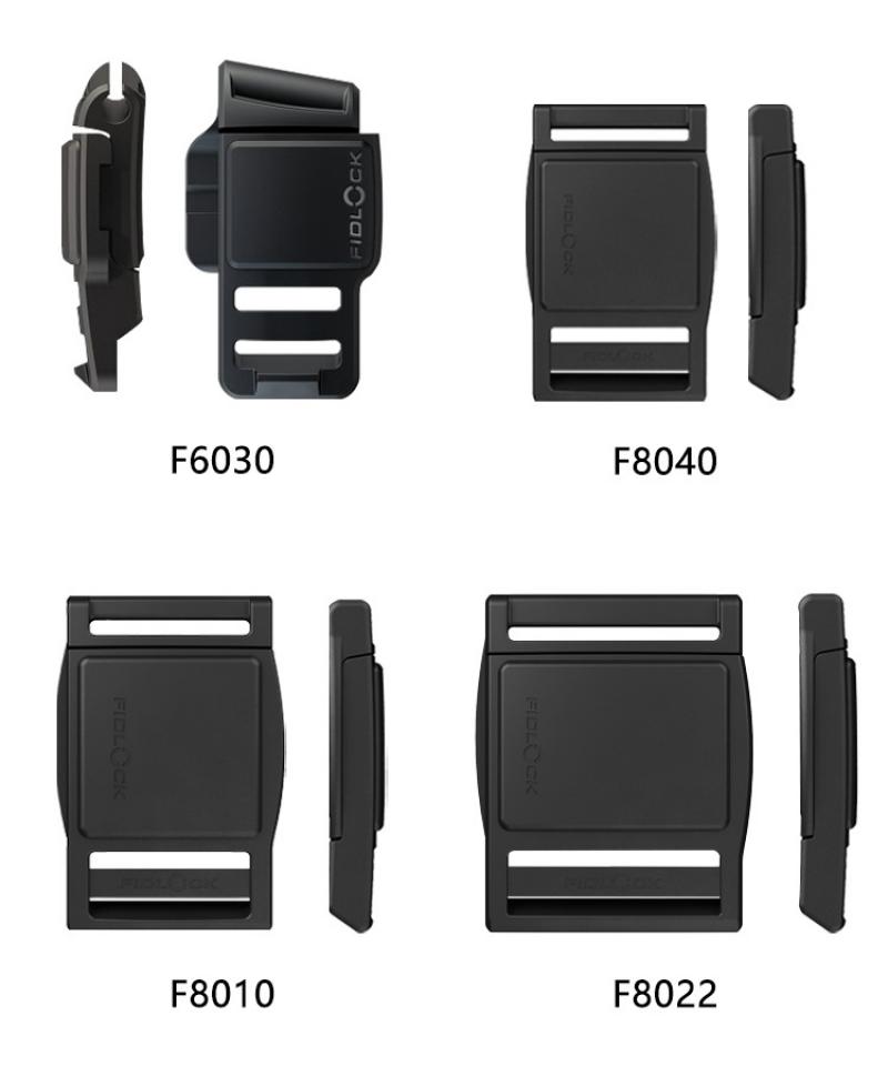 FIDLOCK-Schnalle schnappen Schnalle magnetische Saugnapf-Nylon-Schnalle Rucksack magnetische Schnalle seitliche Schiebeschnalle