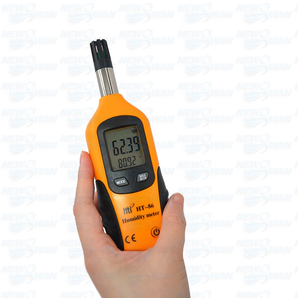 Digital Indoor Outdoor Thermometer Hygrometer Temperature Humidity Meter HT-86 LCD Screen Display