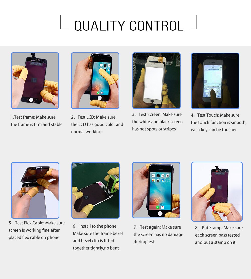 Écran Pour IPhone 6 Plus (5,5") Modèles A1522/A1524/A1593 + Outils, Neuf