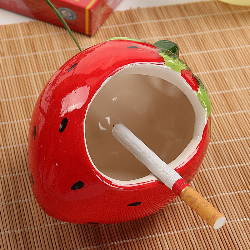 Friut Ashtray Household Ornaments Decoration Portable Car Ashtrays Ash Tray Outdoor Girly Ash Trays: 1