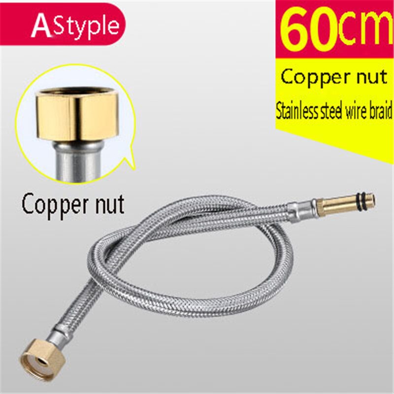 LEDFRE304 Roestvrij Staaldraad Gevlochten Slang Wastafel Kraan Wastafel Kraan Koud En Warm Inlaat Slang: A Style