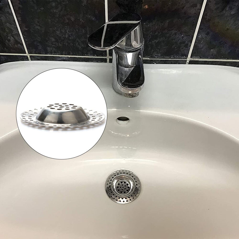 4 Stuks Roestvrijstalen Keuken Gootsteenzeefje Stopper Afval Plug Sink Filter Badkamer Wastafel Gootsteen Ontgeuringseffect Accessoires