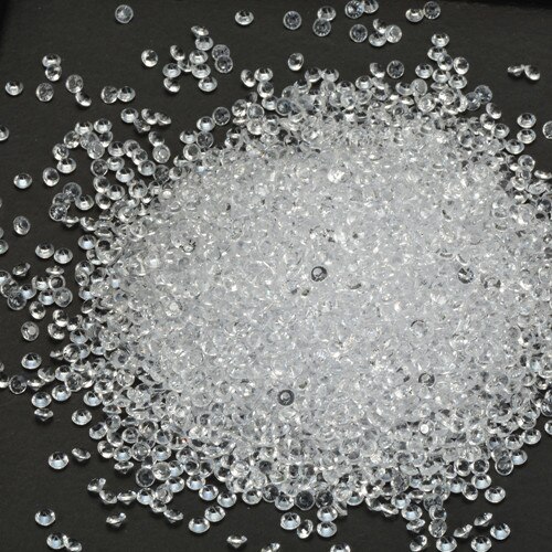 5000PCS 4.5mm Wedding Decoration Crafts Diamond Confetti Table Scatters Crystal Centerpiece Events Party Festive Supplies: clear