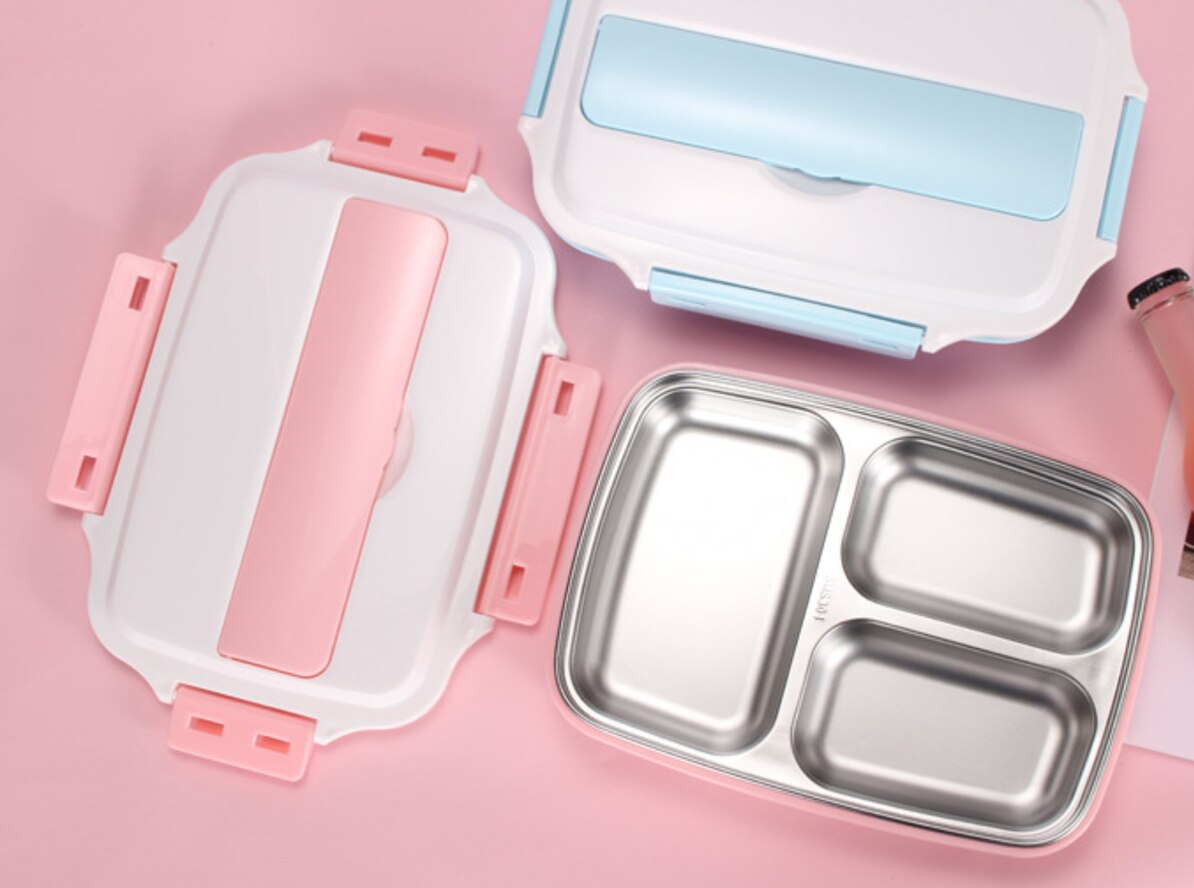 Bento Box 304 stainless steel insulated lunch box food container Capacity Office Lunchbox Kids Bento Box Heated Lunch box