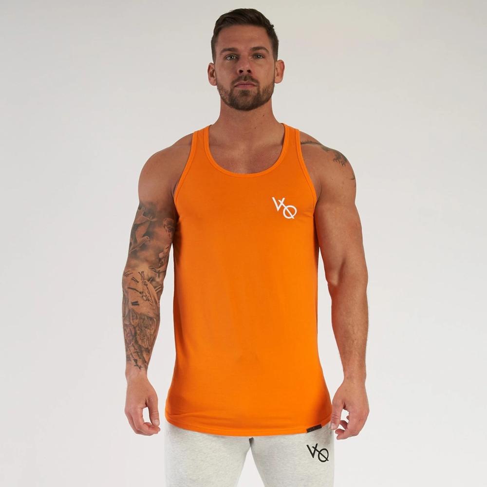 Männer Basketball-Ausbildung anzug Sport weste Neue herren Fitnessstudio Fitness weste strecken weste männer baumwolle solide-farbe Sport weste
