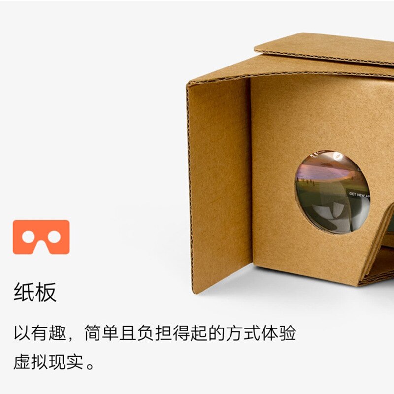 Google Cardboard2 S Virtual Reality 3D Bril Vr Eye Mobiele Telefoon Levert Google Alleen Kartonnen Doos