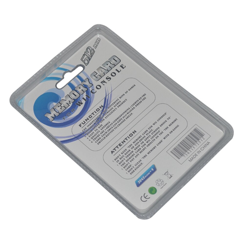 4 M à 512 M nouvelle carte mémoire pour Nintendo pour Console Wii carte de stockage mémoire enregistrer économiseur pour GameCube GC pour Wii