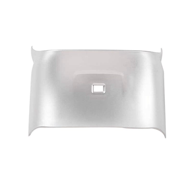 Abs bil bakre luftutlopp under kick cover trim för alfa romeo giulia (silver)