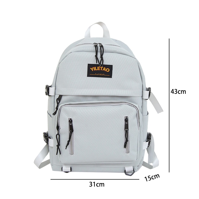 Big Capacity School Bags for Teenage Girls Boys Casual College School Backpack Men Women Bookbags Teen Campus Bagpack Nylon