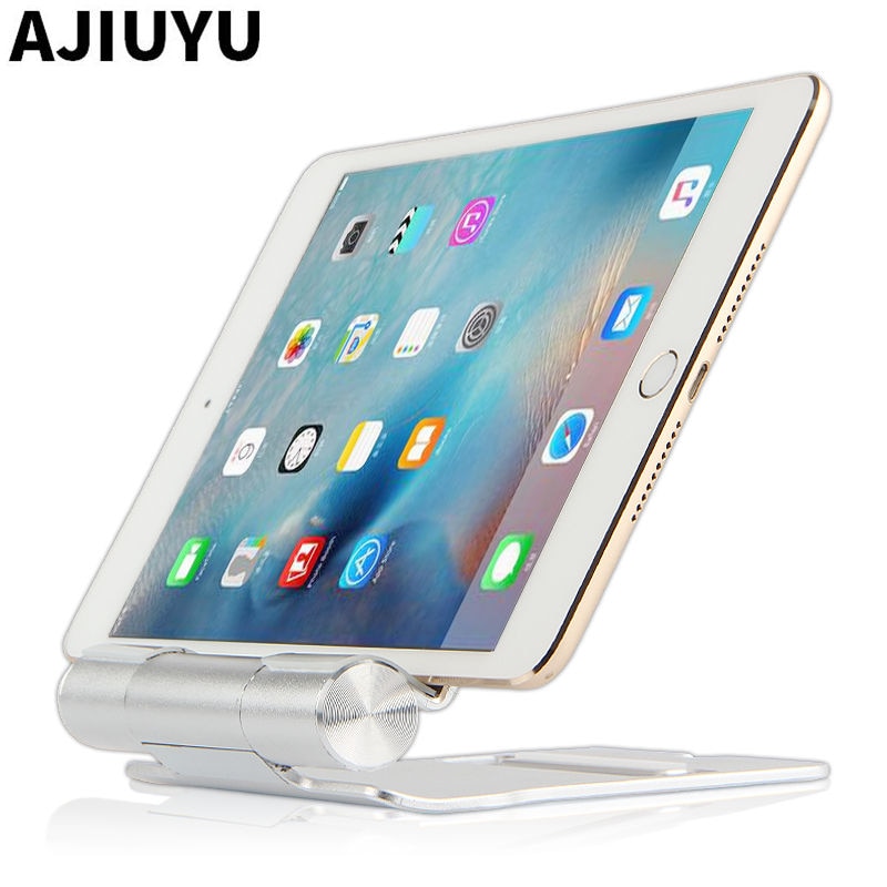 Tableta soporte de Metal stent para ipad 10,5 Pro 9,7 pulgadas 12,9 ipad 9,7 aire 2 soporte de visualización en escritorio en caso de aluminio