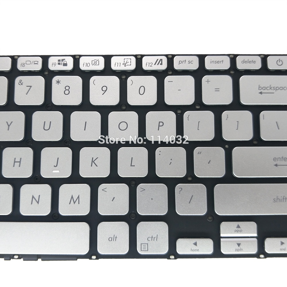 Keyboard for ASUS Vivobook 14 S14 X409 X409F X409FA US English Silver Without Backlight Light 0KNB0-2105US00 CJ5N0L6R Laptop
