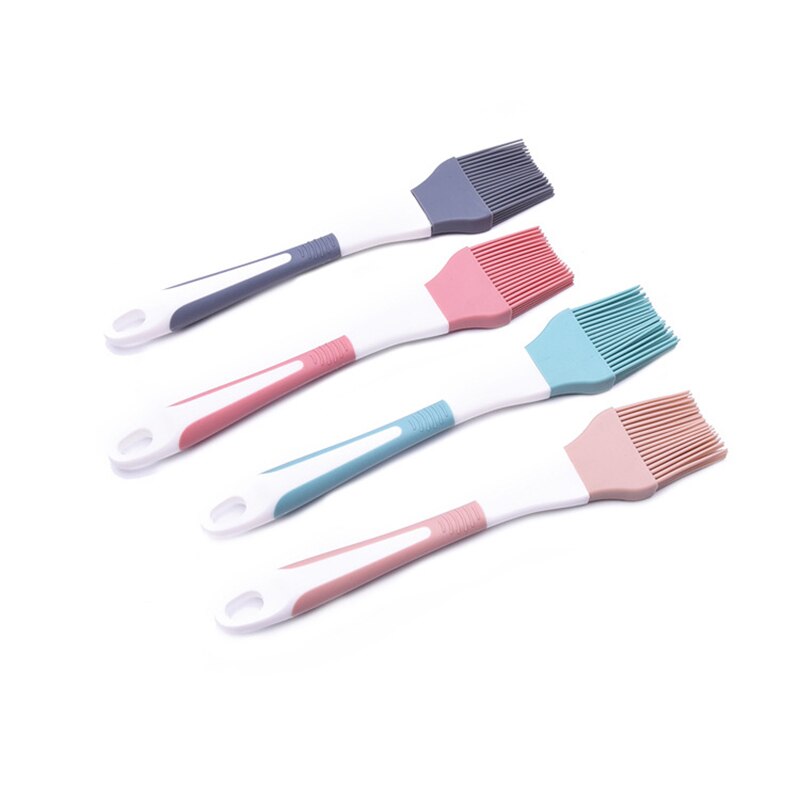 Brosse spatule en Silicone, grattoir à pâtisserie, ustensiles de cuisine, outils, brosses à huile résistantes à la chaleur, grattoir à crème à gâteau 1 pièces: random brush