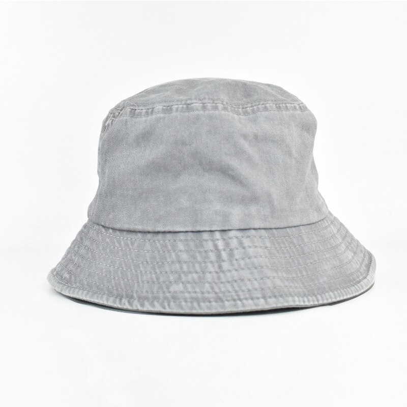 Ensfarget vasket cowboy fiskerhatt damer utendørs solhatt Brann årstider seksjon elskere allround bøttehatt: Stil 2