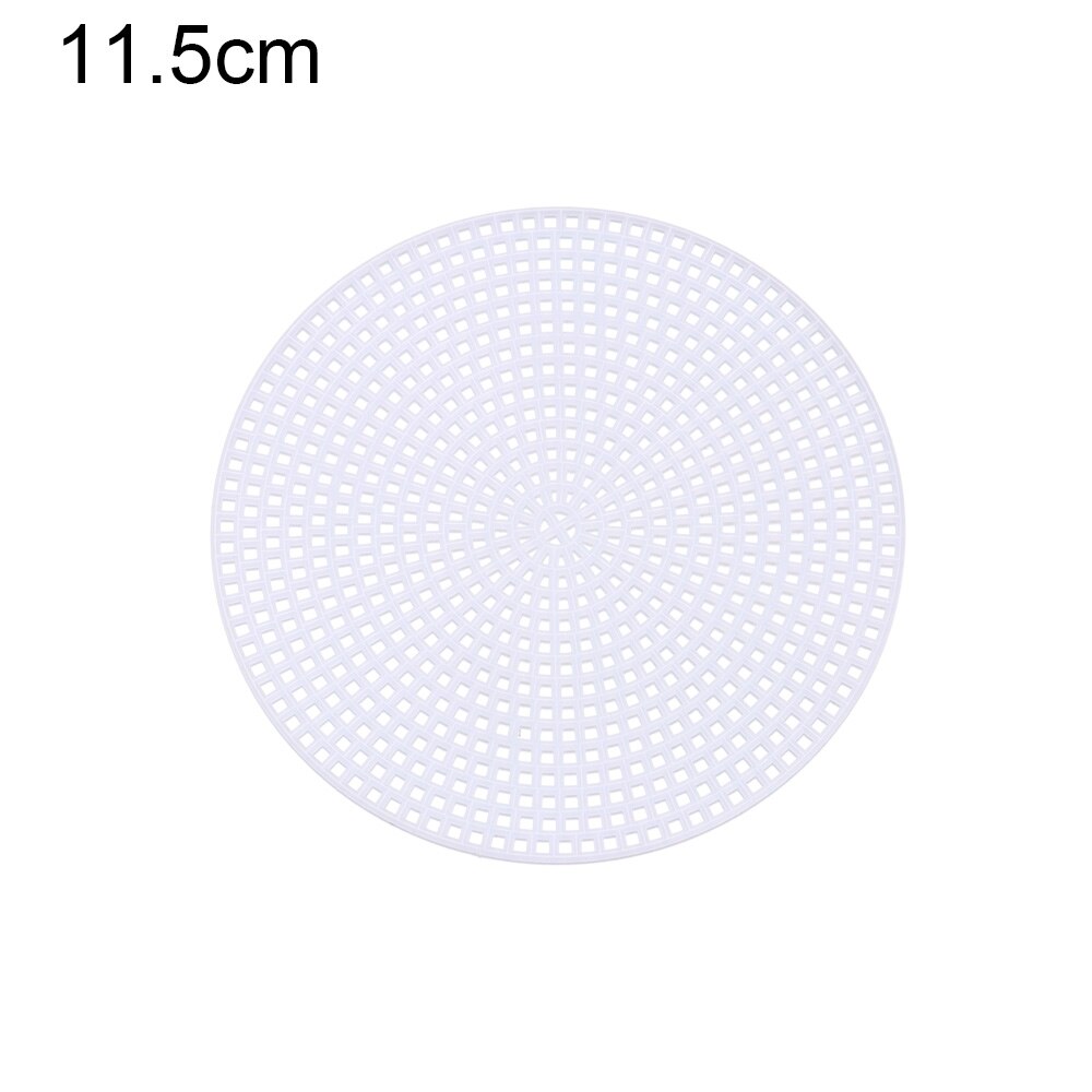Round Grid Board for Weaving Bag Plastic Knitting Helper Knit Sheet Easy Knitting Accessories DIY Hand Bag White Net Cover