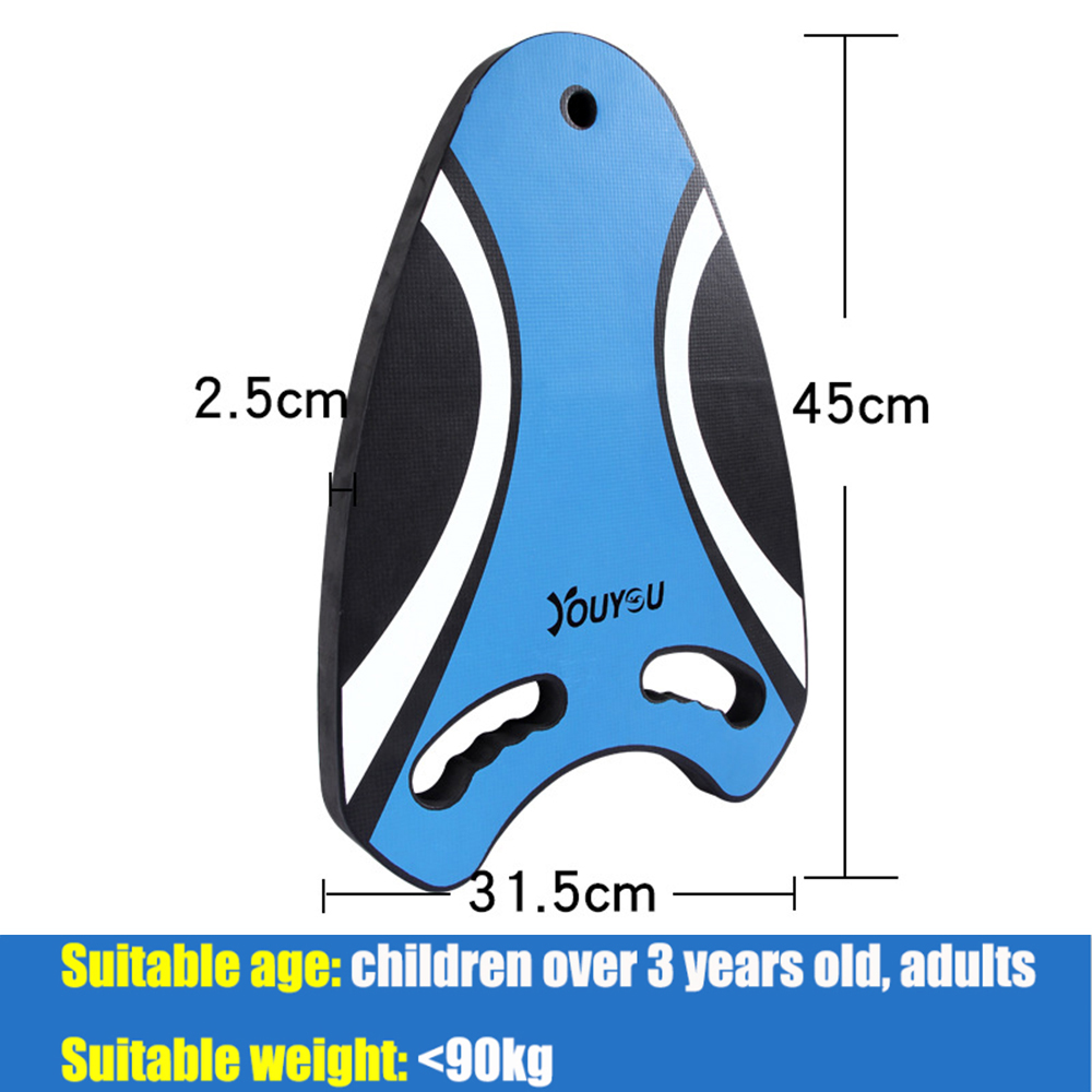 Tabla de flotación de natación para niños y adultos, espuma de Seguridad Auxiliar para principiantes, Flotador para surfear y nadar: Type A blue