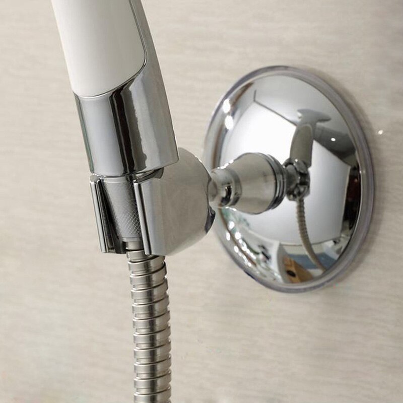 Adjustable Strong Suction Cup Shower Head Holder Bracket Stand 360° Swivel
