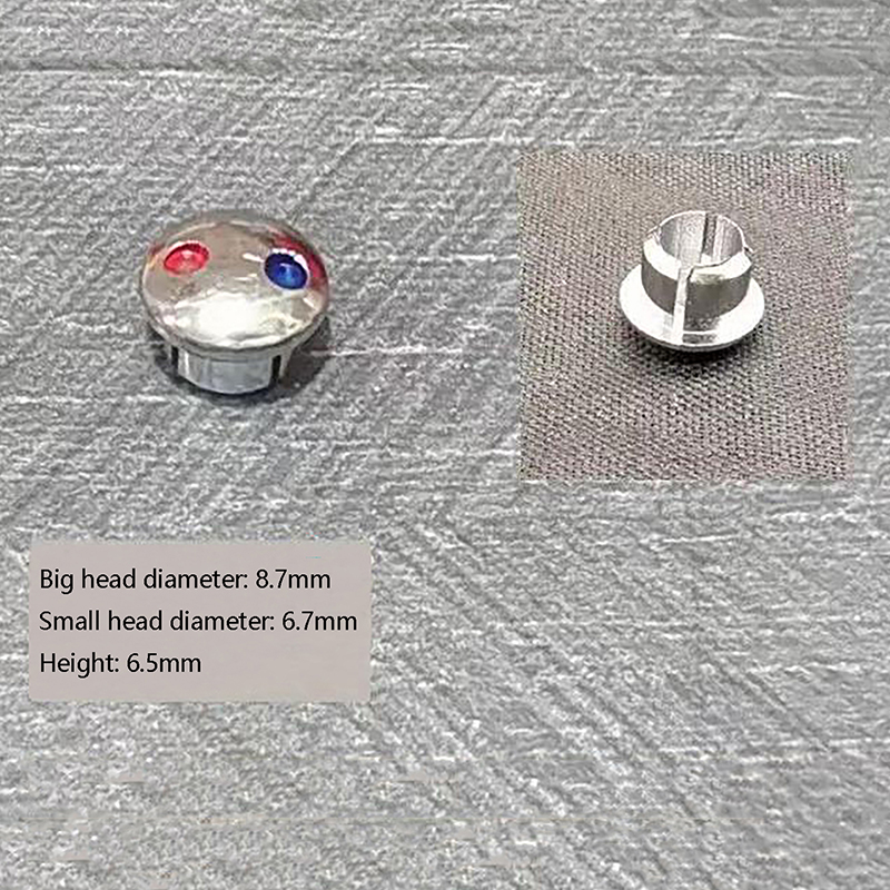 10pcs Faucet Handle Cold Water Sign Red Blue Label Decoration Cover Kitchen Bathroom Mixer Tap Indicate For Faucet Handles: Default Title