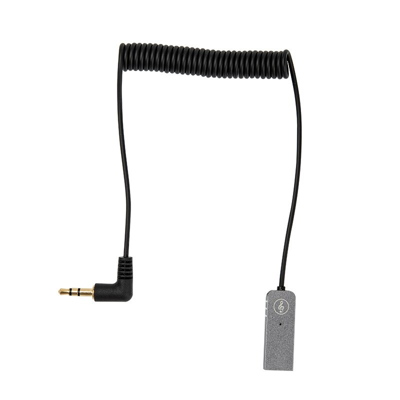 Robotsky USB Bluetooth Adapter Dongle Kabel &Ampere; Mic 3,5mm Jack Aux Bluetooth 5,0 Empfänger Lautsprecher Audio- Musik Für Auto Absender: Schwarz