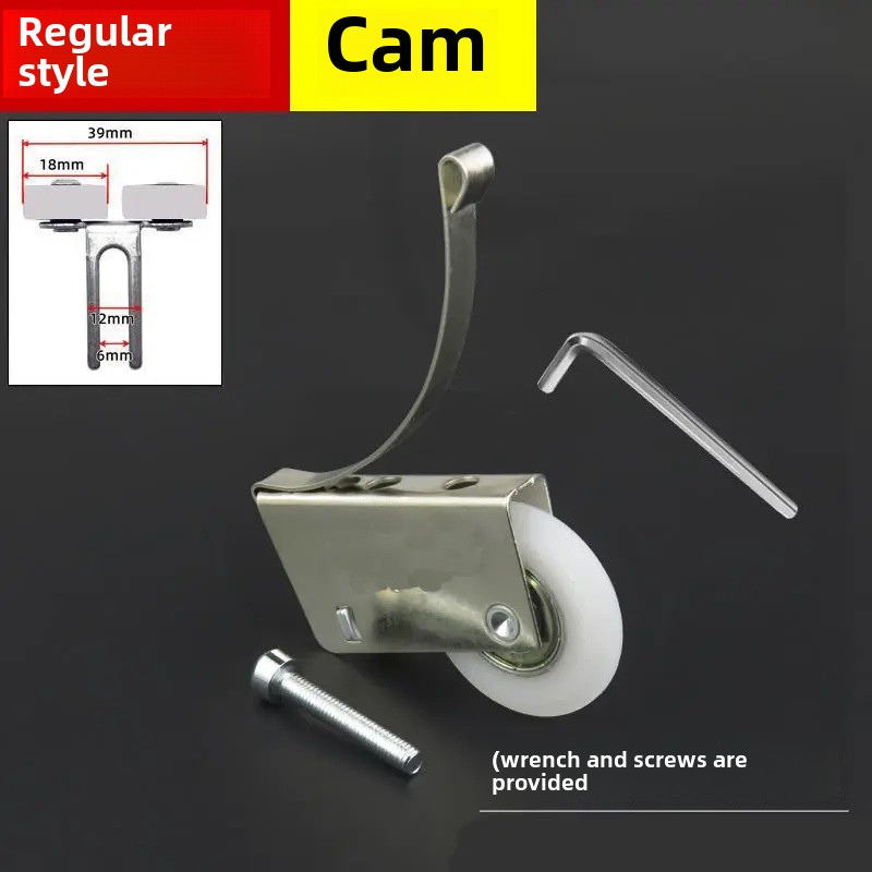 Schuifdeurscharnier Ijzer Materiaal Kastdeur Spoor Garderobe Trekgreep Omlaag Schuifscharnier Voor Home Decor Hardware: Blauw