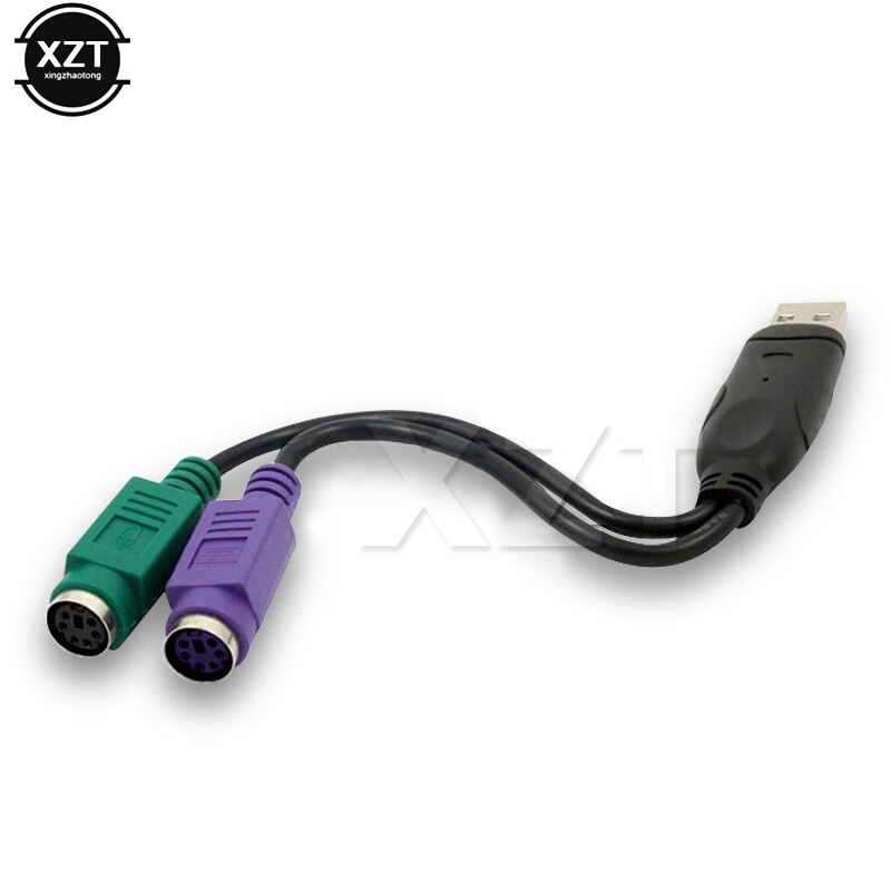 Usb uros  to 6 pin 6 pin  ps2 ps/2 naaras jatkokaapeli y jakajan sovittimen liitin näppäimistön hiiri skannerille windowsille