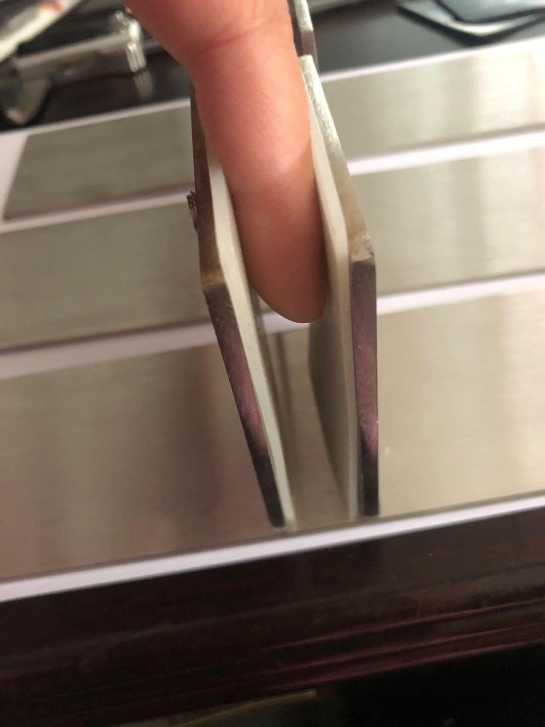 Stainless Steel Desk Use Glass Clamp