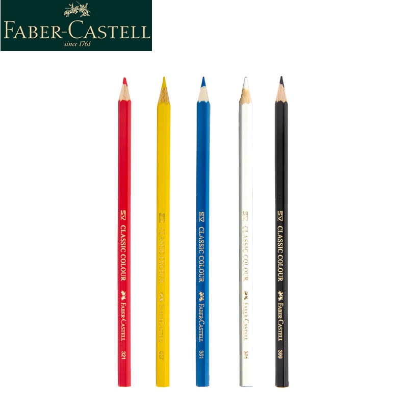 1Pc Faber-castell Classic Oil Color Pencil 60 Colors Optional Painting Sketch Bright Colour Hand-painted Art Supplies Students