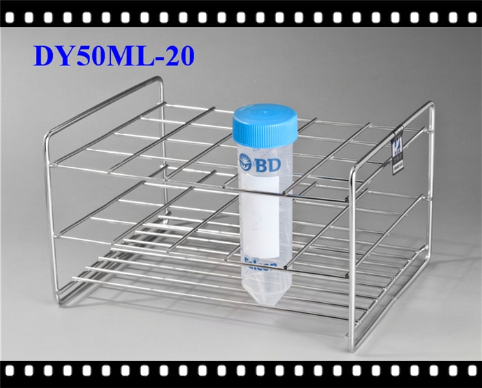 Centrifuga Tubo cremagliera Filo di Acciaio inossidabile, 20 Fori per 50 ml Tubo di Alta Qualità, tutti i Fori Quantità Disponibile in Negozio