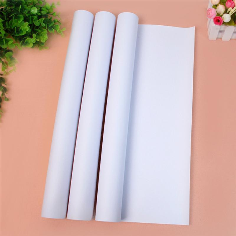2 pcs Drawing Paper Rolls Graffiti Art White Poster Paper for School