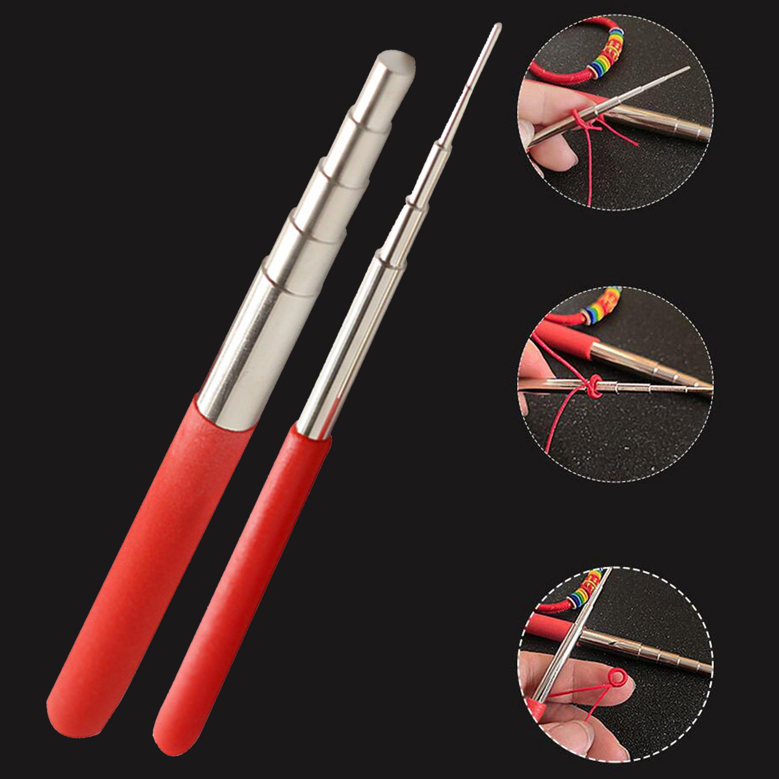 5 Steps Wire Looping Rods Rubber Handle Jewelry Making Jump Ring Mandrel Make Loops Circles Forming Molding Making Stick