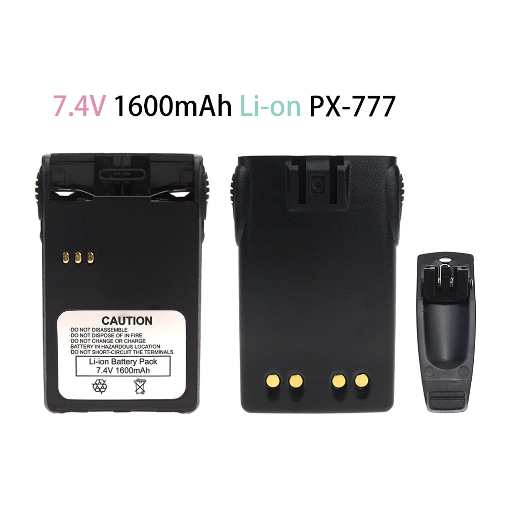 1600 mah li-ion batteri för puxing px -328 px-777 px-888k px888 px728 plus radio