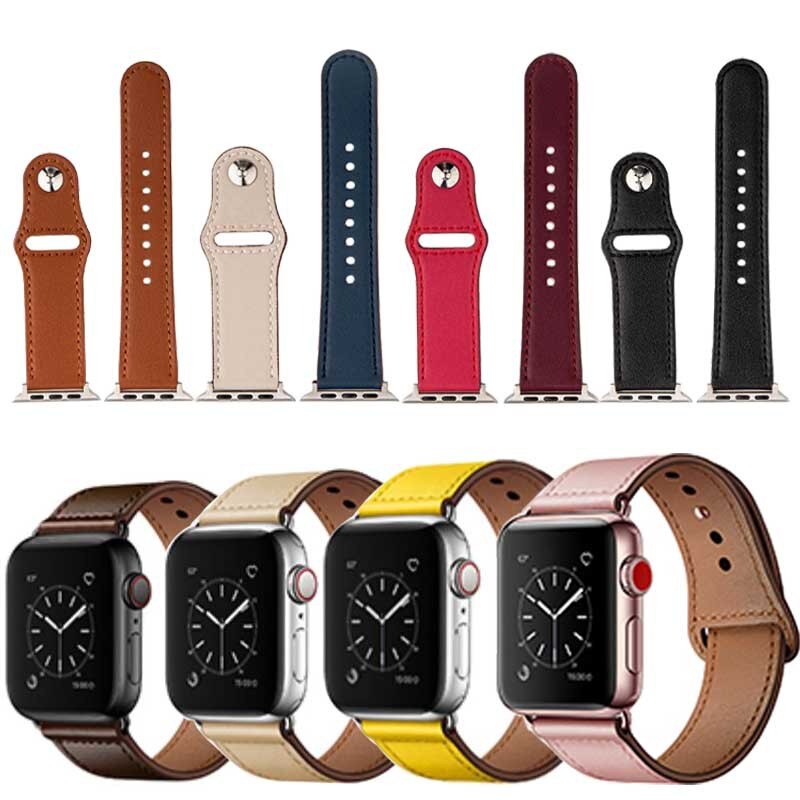 Geschikt Voor Apple Horloge Band Apple Horloge Lederen Band Iwatch Smart Horloge