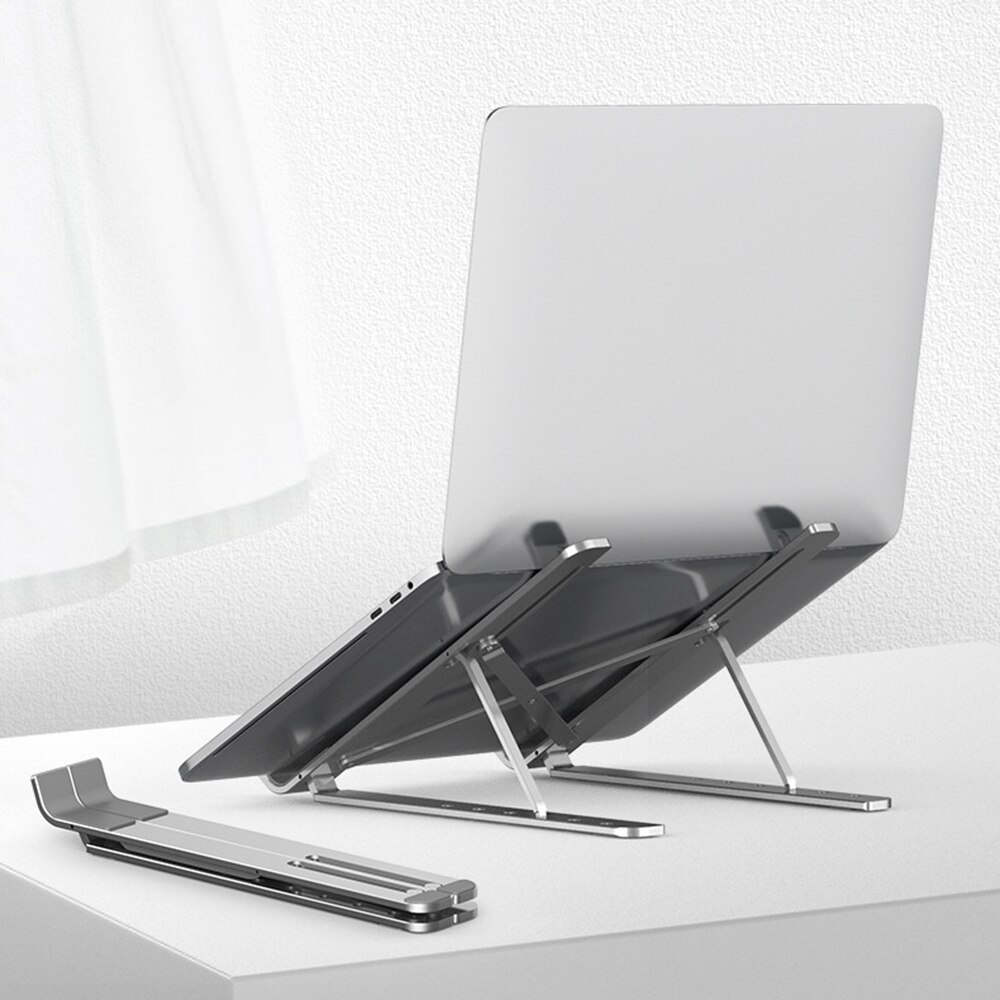 Draagbare Laptop Stand Opvouwbaar Ondersteuning Base Notebook Stand Voor Macbook Pro Lapdesk Computer Laptop Houder Cooling Beugel Riser