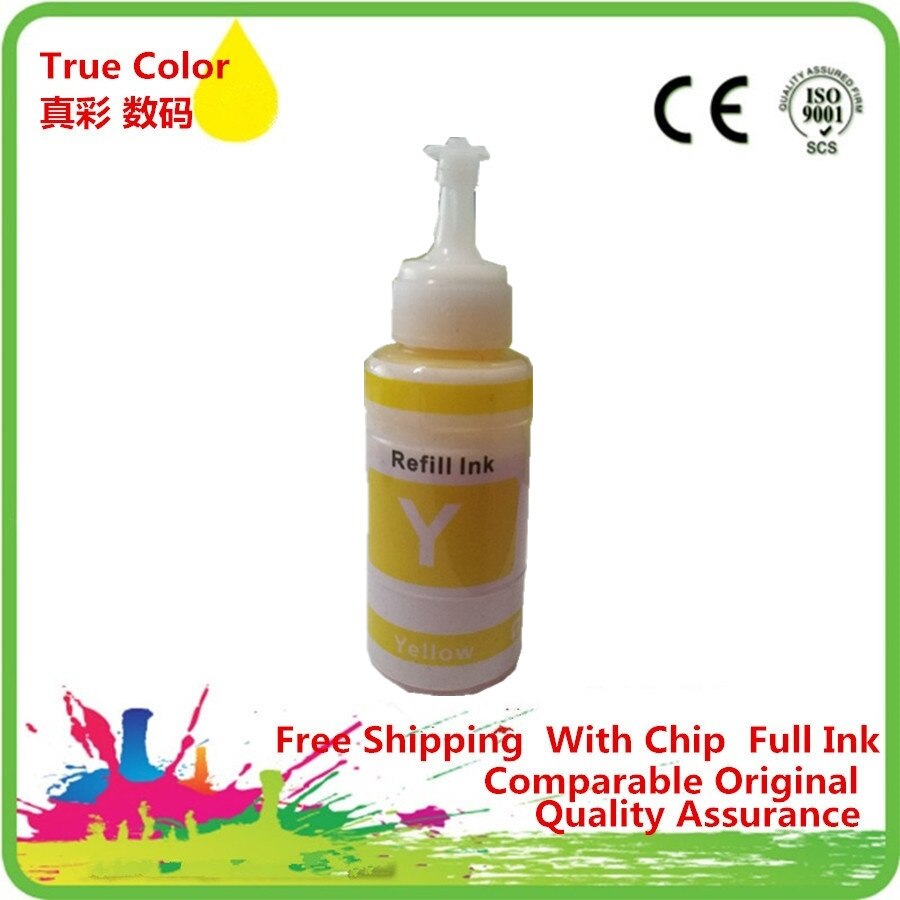 Refill Dye Ink Kit Kits For Epson L100 L101 L110 L111 L120 L130 L200 L201 L210 L211 L220 L300 L301 L303 L310 Printer: 1Y