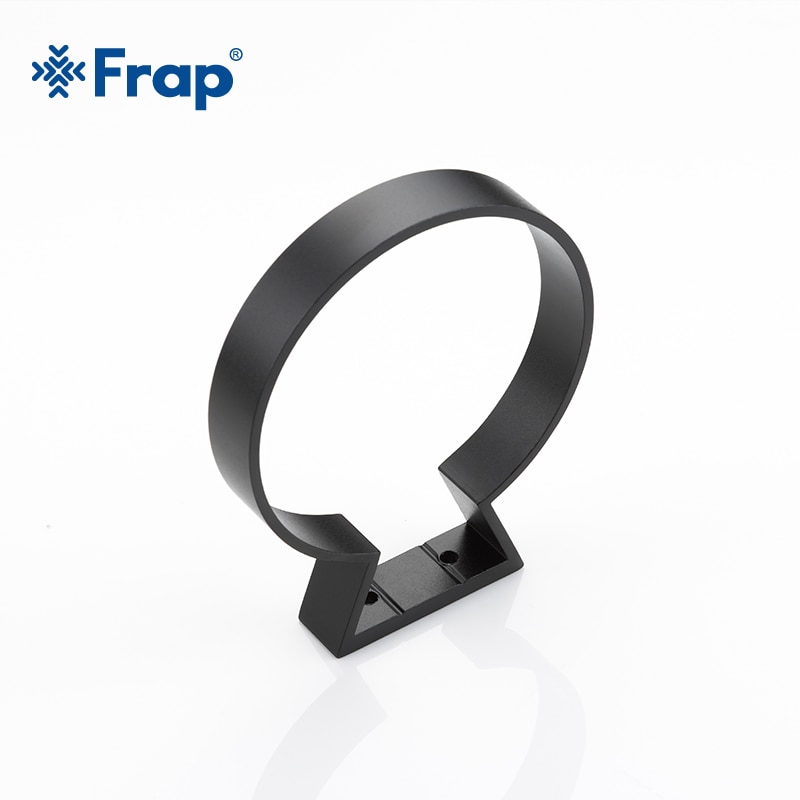 FRAP Amerika Badkamer Accessoires Wandmontage Zwarte Ruimte Aluminium Huishoudelijke Badkamer Wc Borstel Houder Y18053