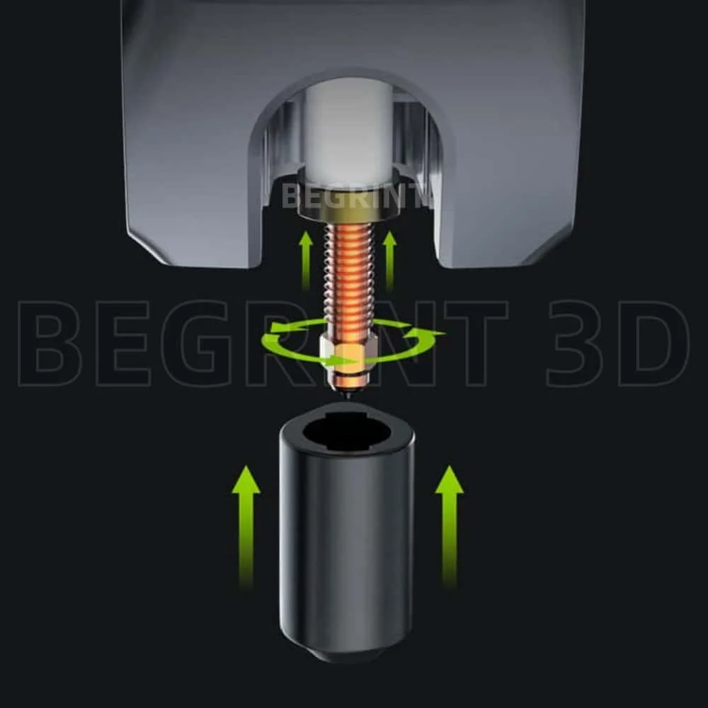 For Creality Hi Combo 3D Printer 0.2/0.4/0.6/0.8mm Quick-Swap Nozzles Kit Titanium Alloy Heat Break High Flow Nozzle For K2 Plus
