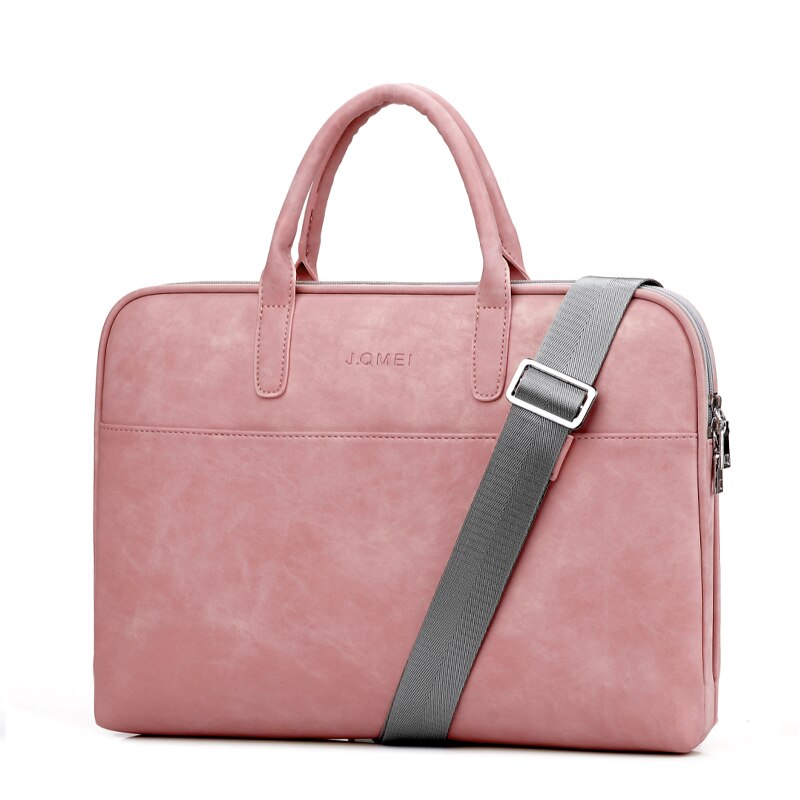 Bolso de mano de cuero para hombre y mujer, maletín para ordenador portátil de 17 pulgadas y 17,3 pulgadas, a la , sencillo y bonito