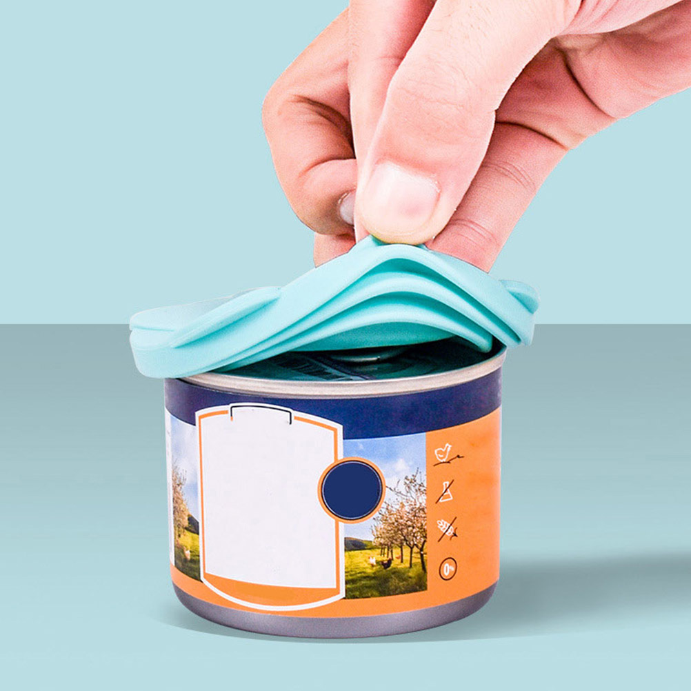 2 stück silikon-dichtungsdeckel für haustier-nasenfutterdosen (katzen- und hundefutter)