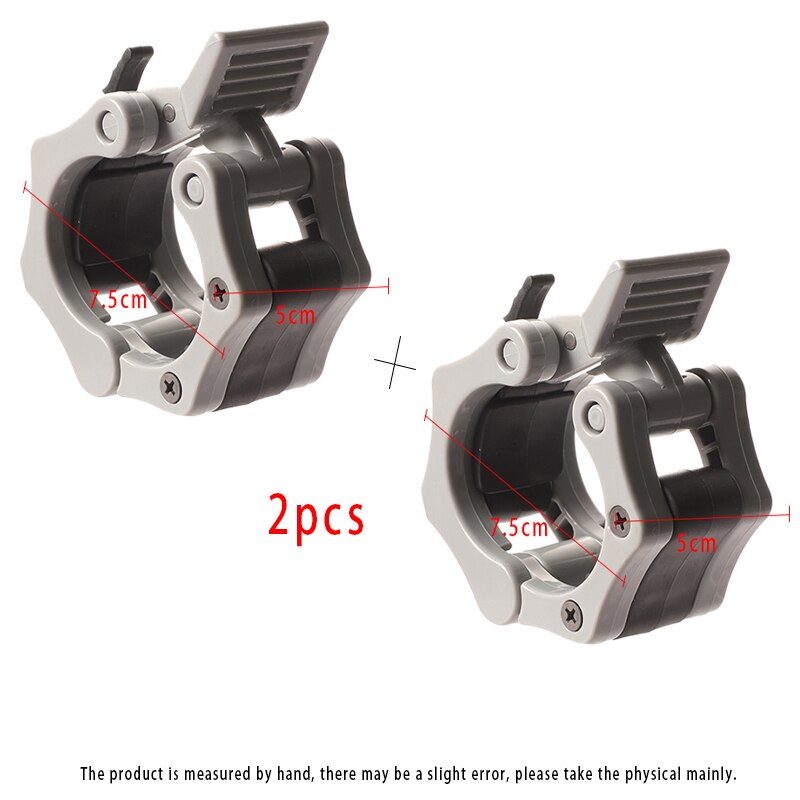 Dumbbell Ring Clip 5cm, 1 Pair, Weight Lever, Accessories 50mm Dumbbell Pliers for Gymnastics, Weight Training