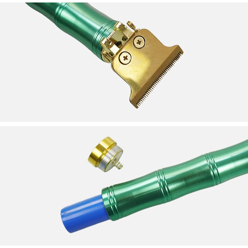 Kemei T9 USB Clipper Aparador de Pêlos Barbeiro Profissional Cabeleireiro Elétrica Escultura T Lâmina Delineador Mini Máquina de Corte