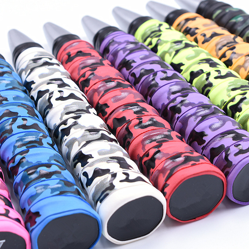 110*2.5cm Printed Battledore Sweat-absorbent Band Fishing Rod Wrap for Outdoor Skipping