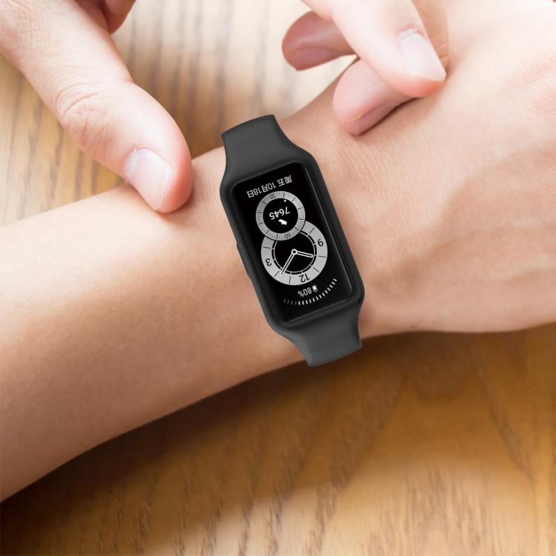 Til huawei honor band 6 pro silikone sportsremme smart urrem til honor band 6 armbånd tilbehør til huawei band 6 rem