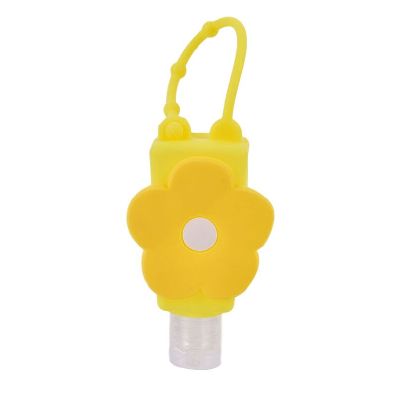 Cartoon Silicone Mini Hand Sanitizer Holder Travel Outdoor Safe Gel Holder Hangable Liquid Soap Dispenser Containers For Kids: H